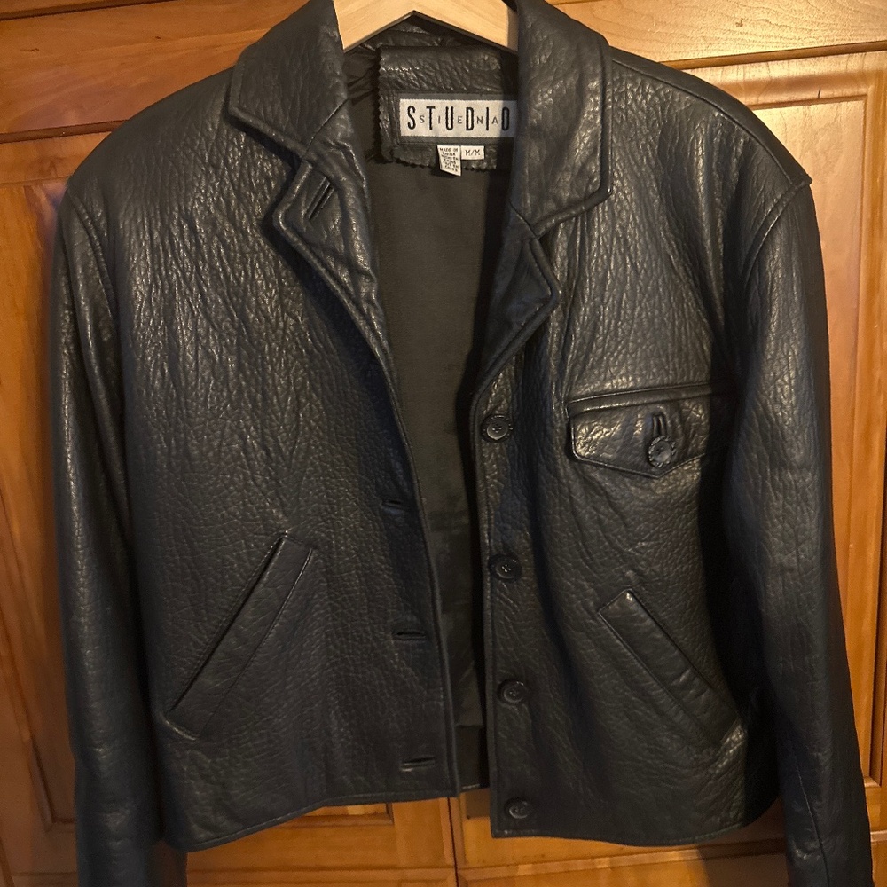 Leather jacket